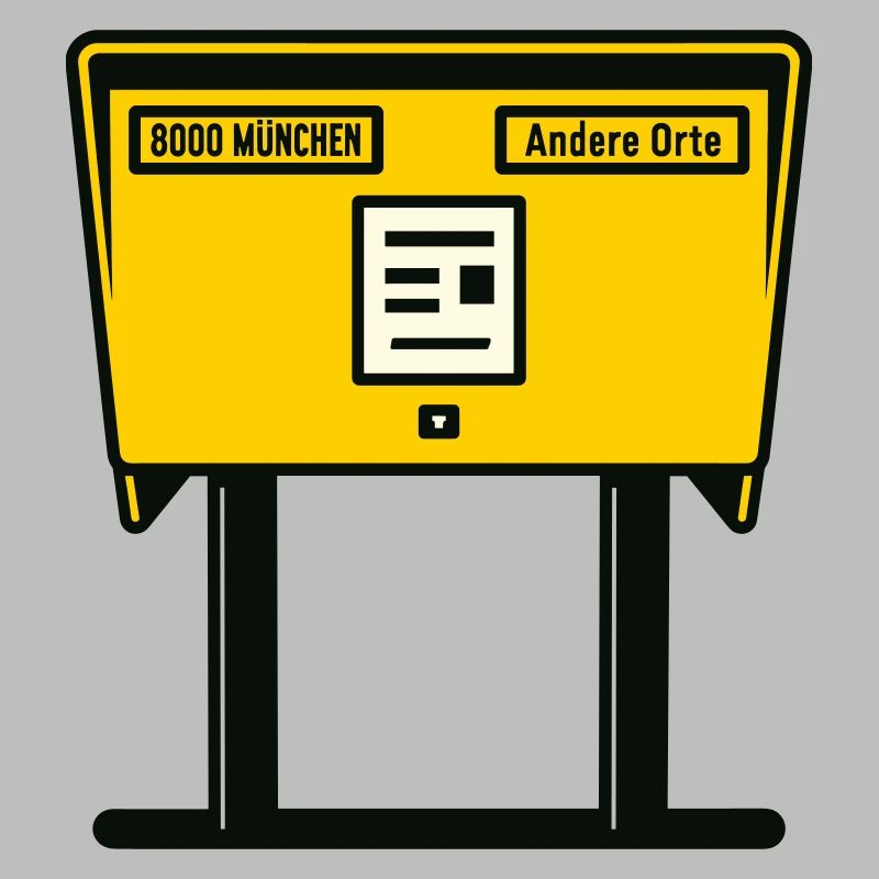 Munich Yellow Mailbox