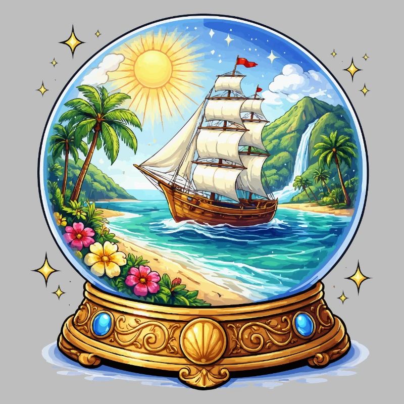 Ship's dream spherical image