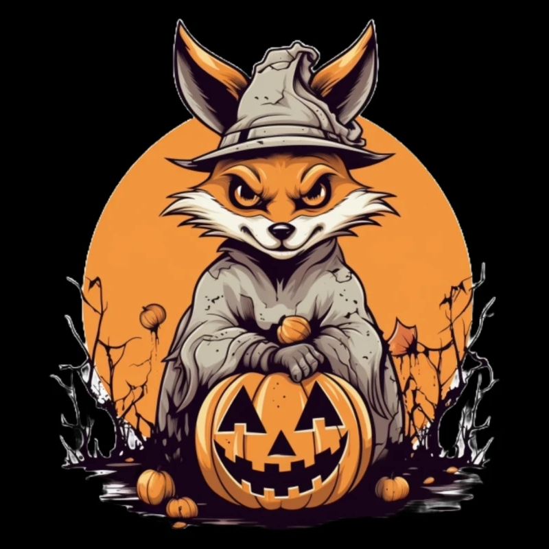 Grim Fox in the Witch's Forest