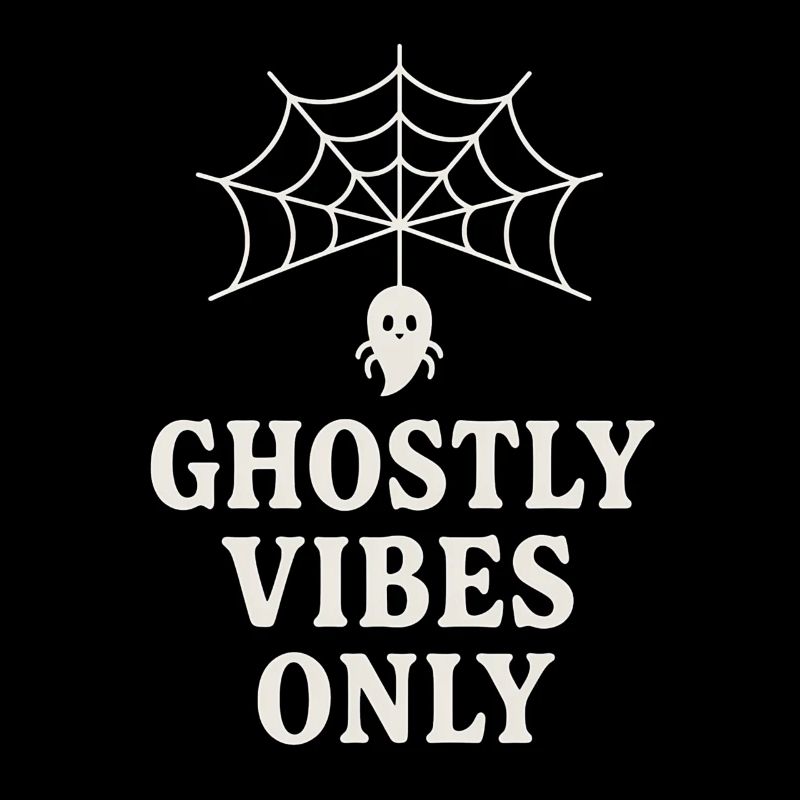 Geistlicher Spinnenweb-Print mit Geist