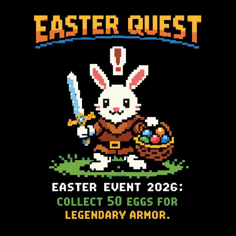 Pixel Bunny de la quête de Pâques