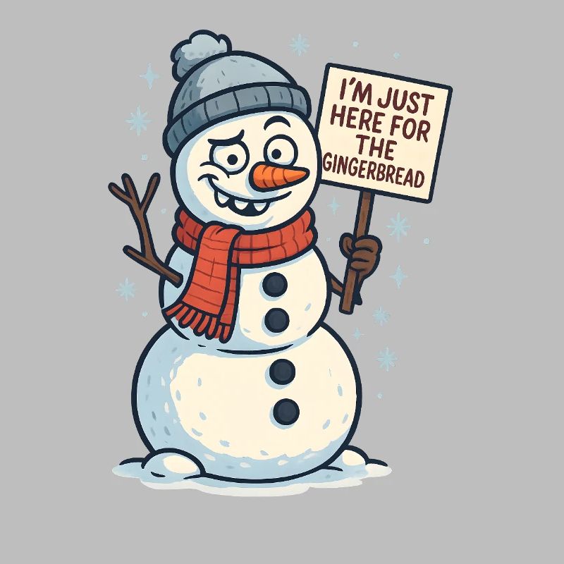 Gingerbread Schneemann Spruch