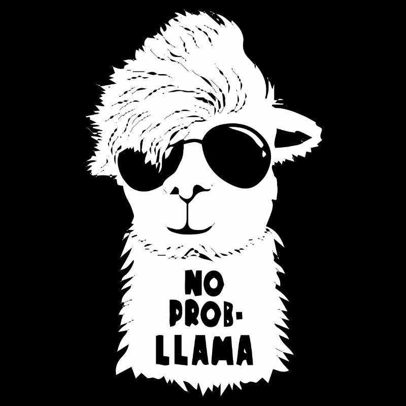 Llama Problem-Free Glasses