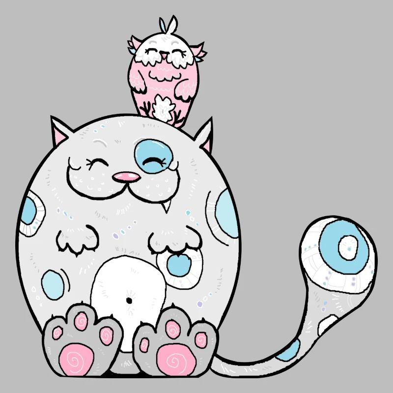 Best Friends, Katze, Eule, Geschenk