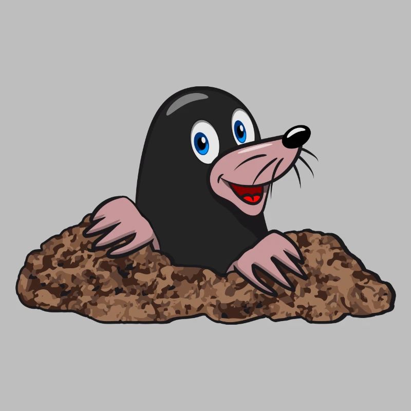 Mole Terre Mole Haie Jardin Mignon Mignonne