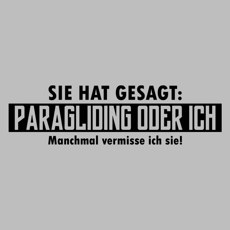 paragliding oder ich