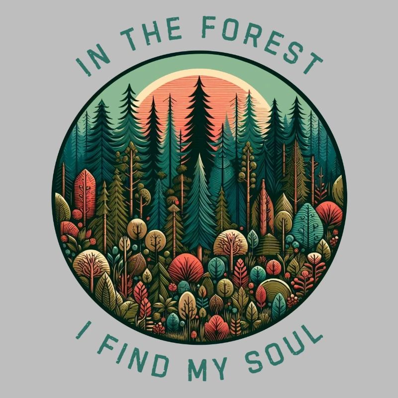 Dans la forêt, je trouve mon âme