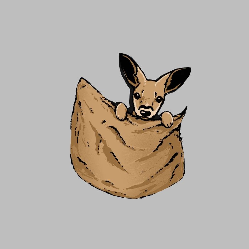 Kangaroo belly bag
