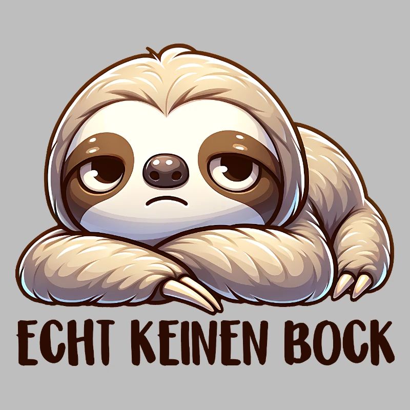 Faultier hat echt keinen Bock will seine Ruhe