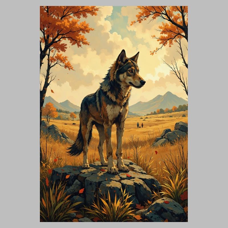 Das Bild des Wolfes