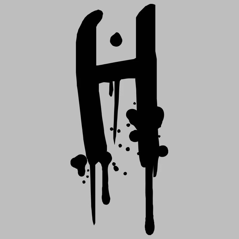 Graffiti H gouttes Farbklex spray