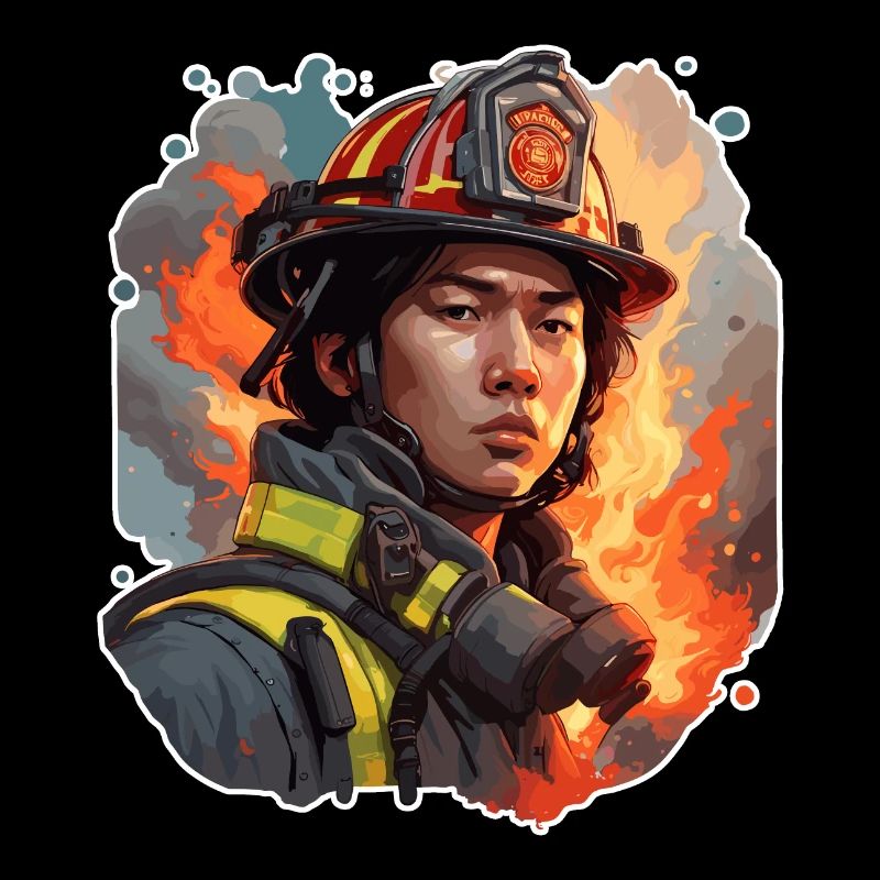 Firefighter / Fire / Fire / Extinguish / Hero
