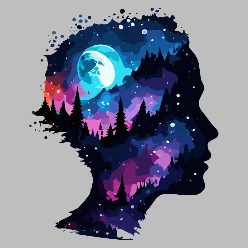 Silhouette / Forest / Portrait / Trees / Person