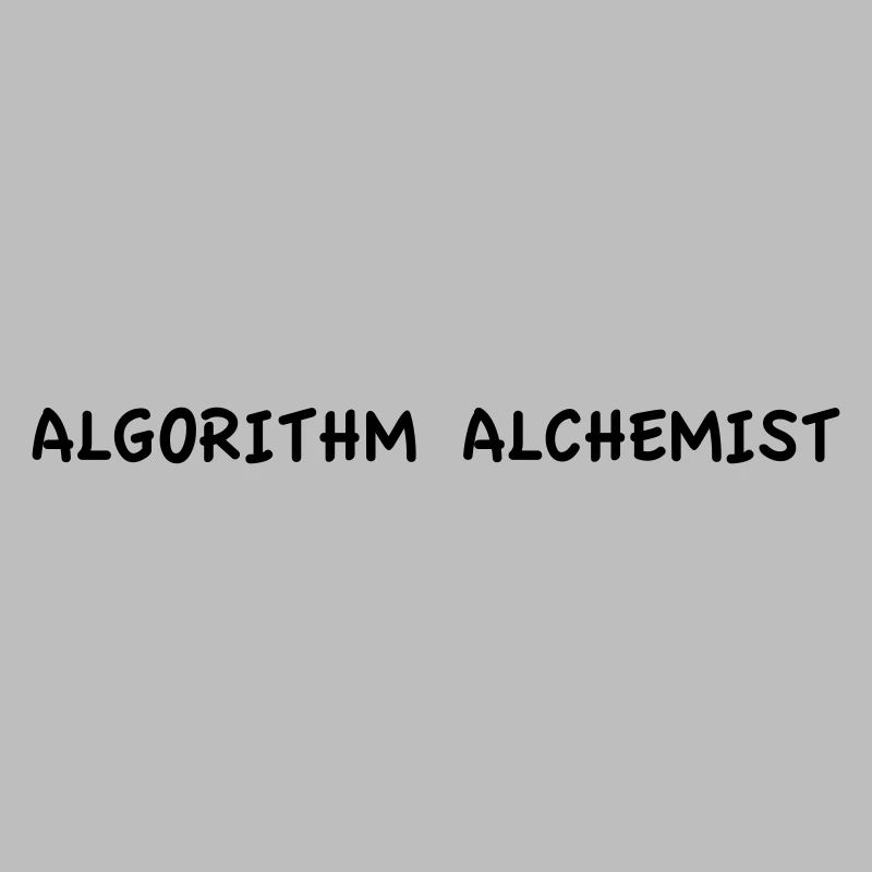 Algorithim, Alchimiste