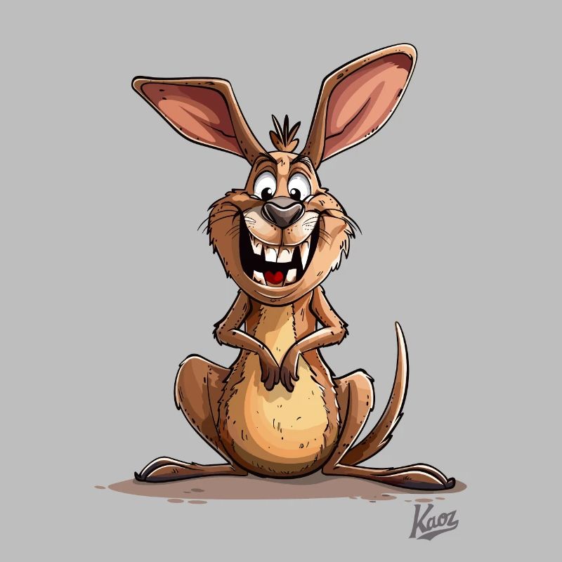 Funny Crooked Teeth: The Crazy Kangaroo
