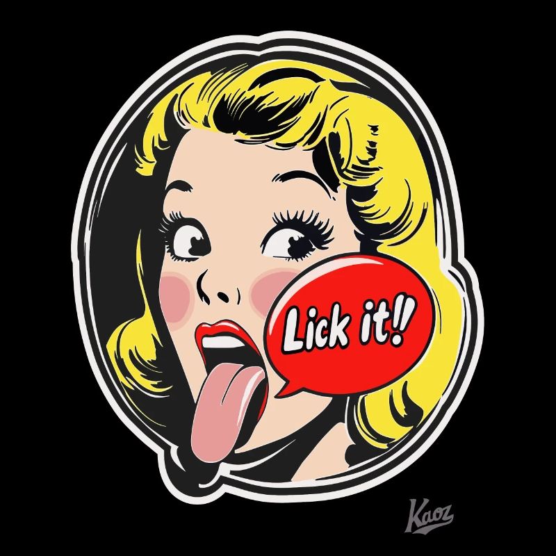 1950s Pop Cartoon: Lick It