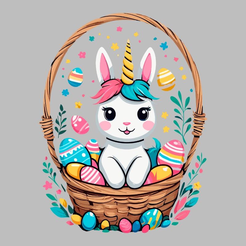 Funny Unicorn Easter Bunny Cute Easter Unicorn