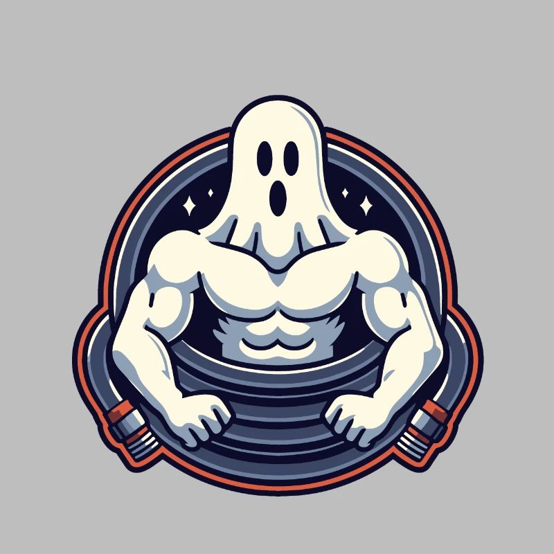 Musculation Ghost Drôle Gym Ghost
