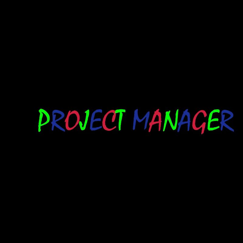 Chef de projet IA – Typographie colorée