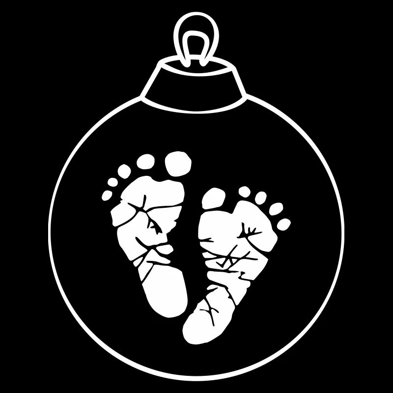 Boule de Noël bébé grossesse de Noël