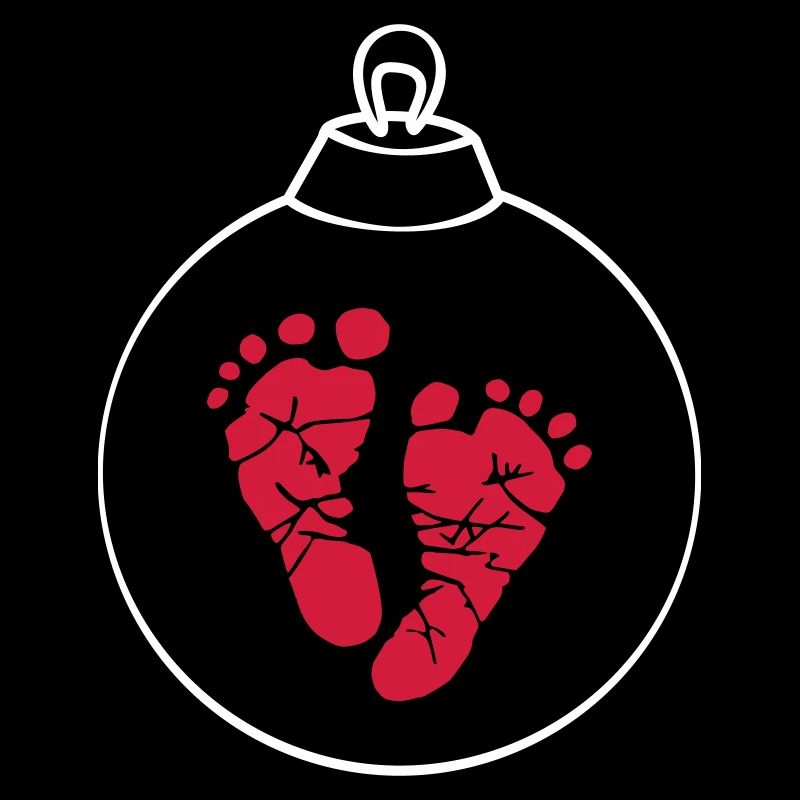 Boule de Noël bébé grossesse de Noël