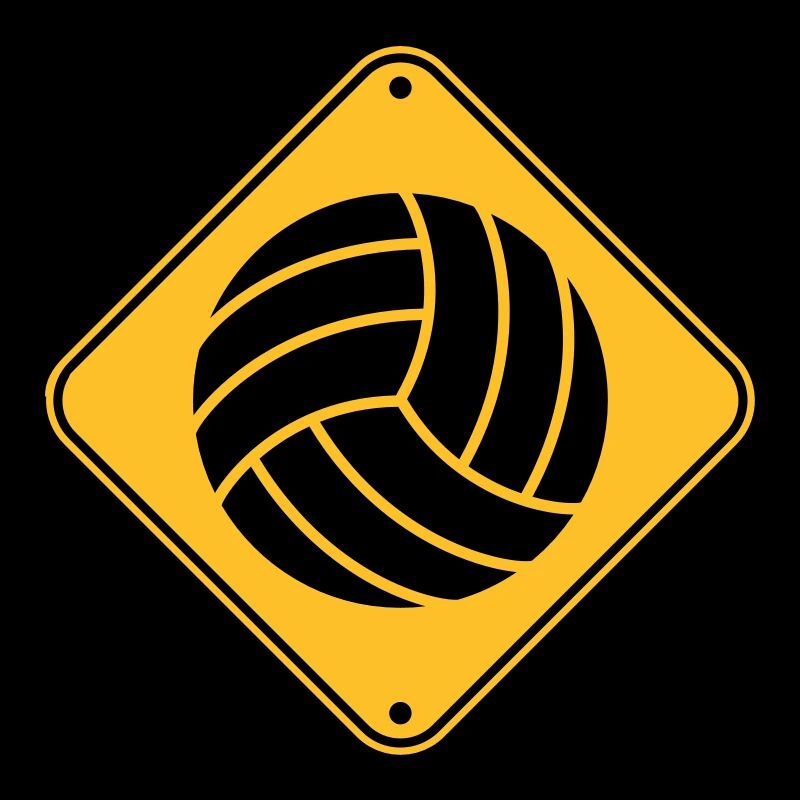 shield warning danger caution danger volleyball ro