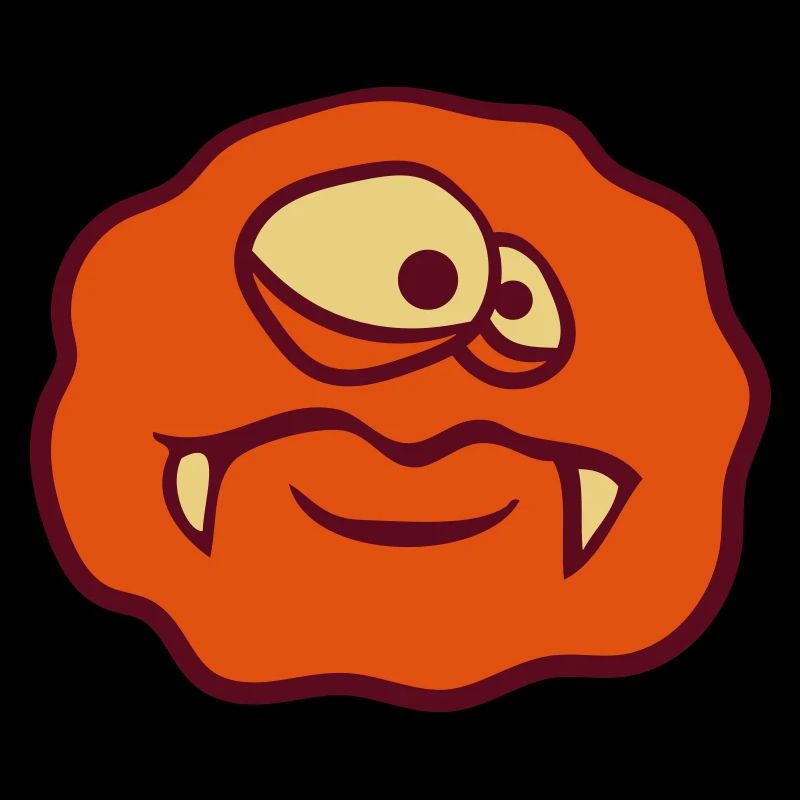 round circle bacterium virus cell glibber mucus ek