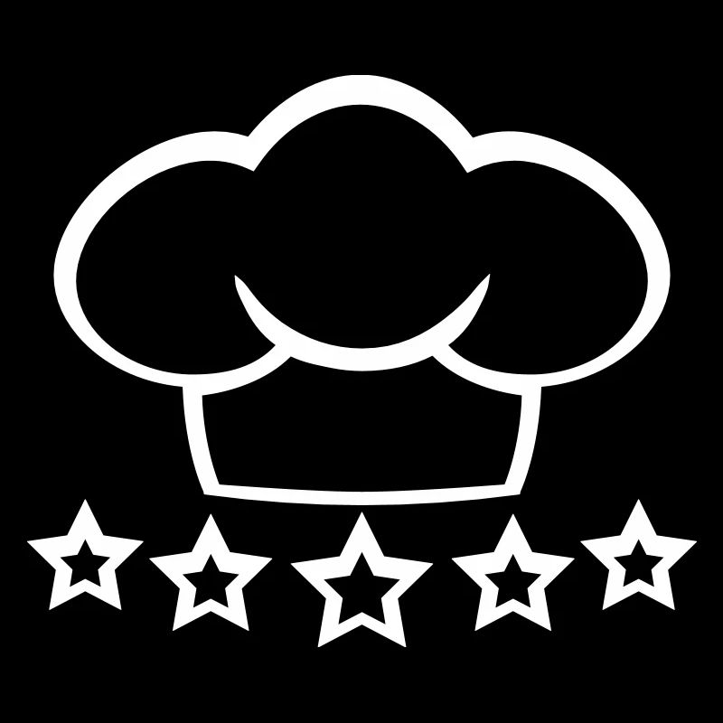 Chapeau de chef de cuisine 5 étoiles Master Chef Cool