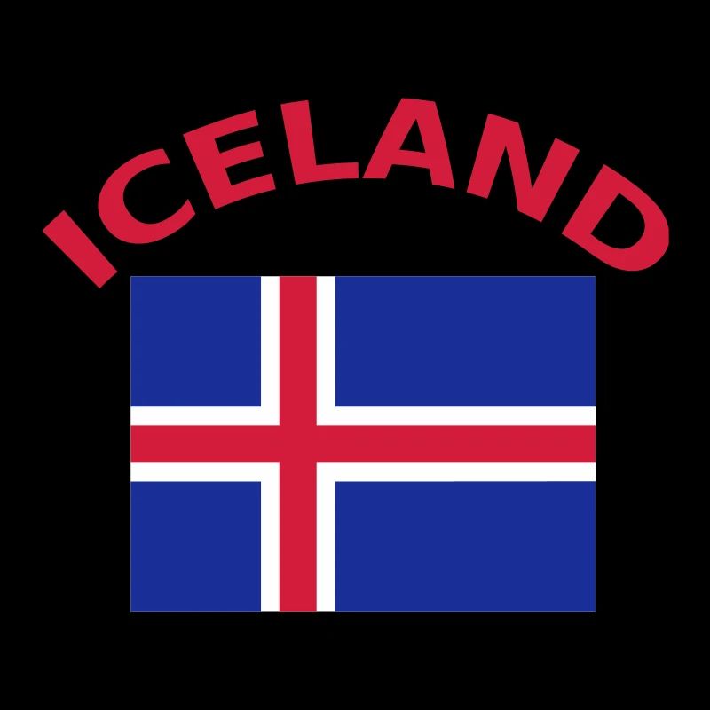 Islande, Islande, drapeau, drapeau