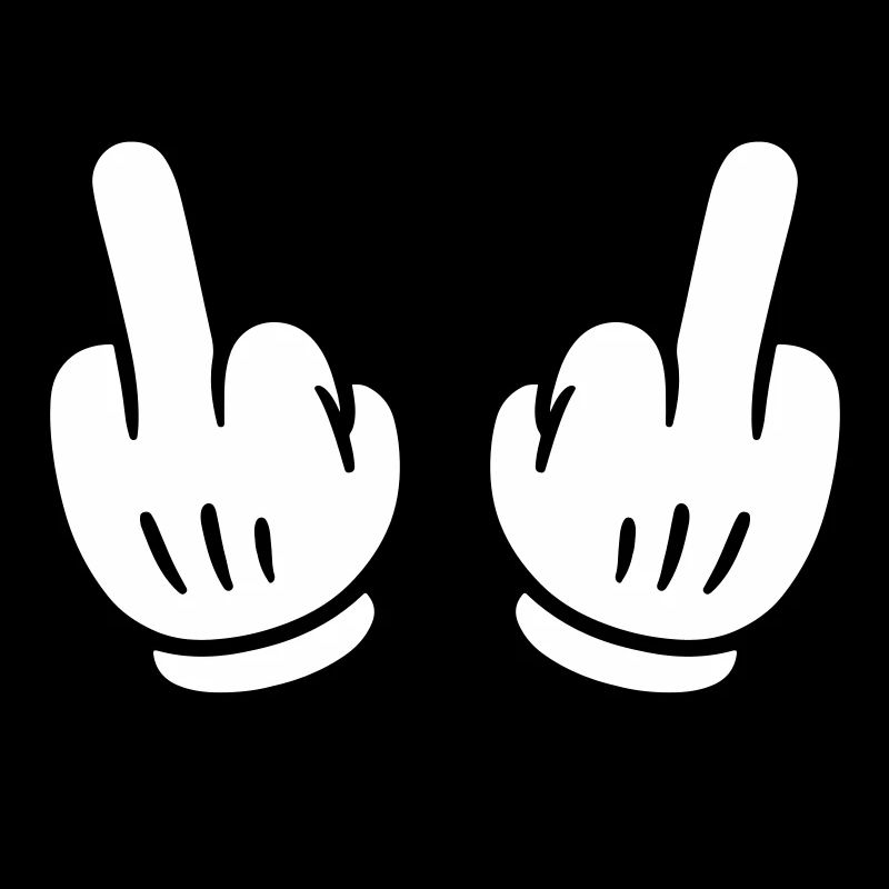 Mittelfinger Hand Comic