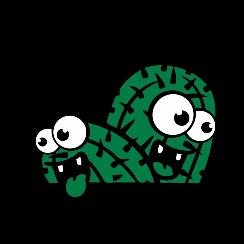 visage de bande dessinée comique drôle de petit te