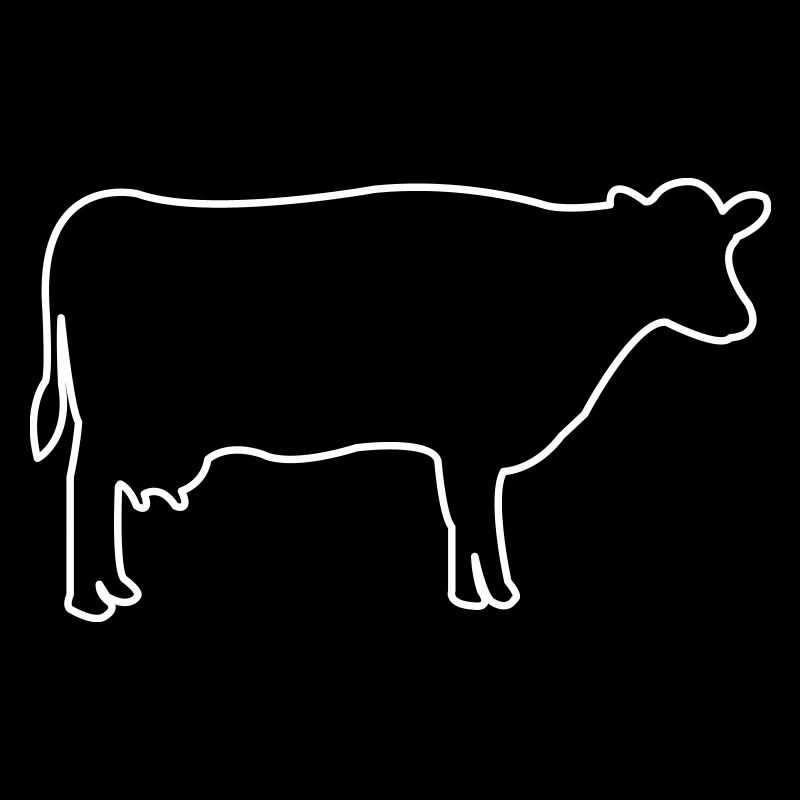 Contour de la vache