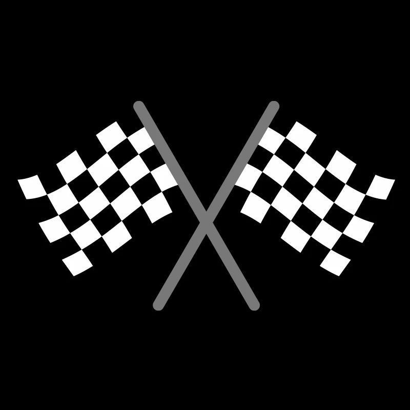 Drapeau à damiers Racing