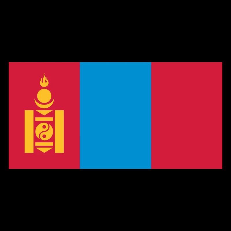 Mongolei Flagge / Drapeau Mongolie
