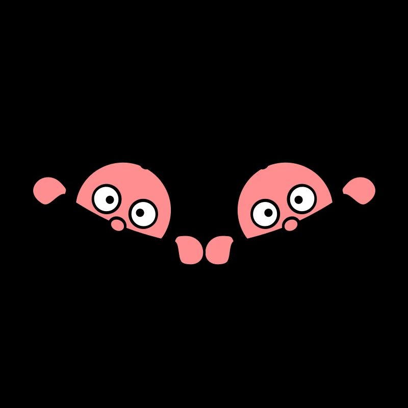Comic Twins Peeking Out Belly 2 Bébés Enceintes