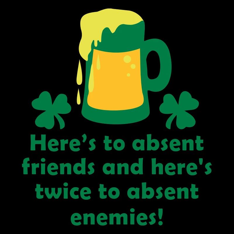 toast pour la tasse à bière de saint-patrick