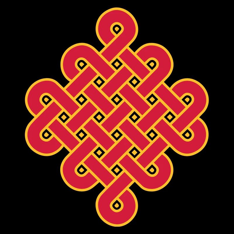 Infinity Buddhism Tibetan endless knot Celtic