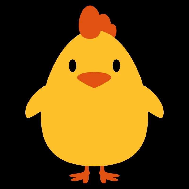 Poussins coq peu douce