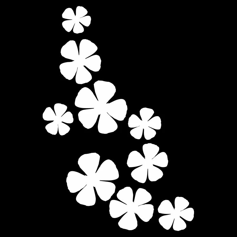 Many Pretty Flowers Colorful Decorative Pattern Beautiful