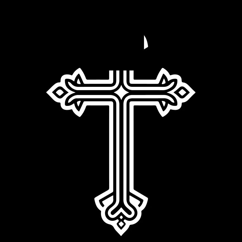 Symbole de la croix Logo