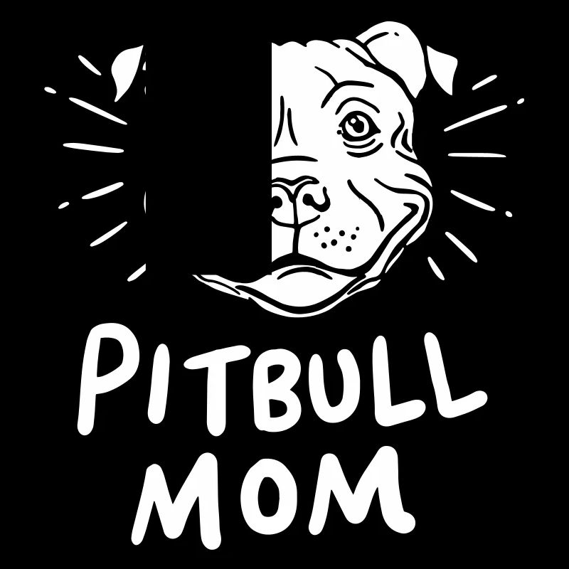 Les chiens PitBulls maman mère maîtresse drôle