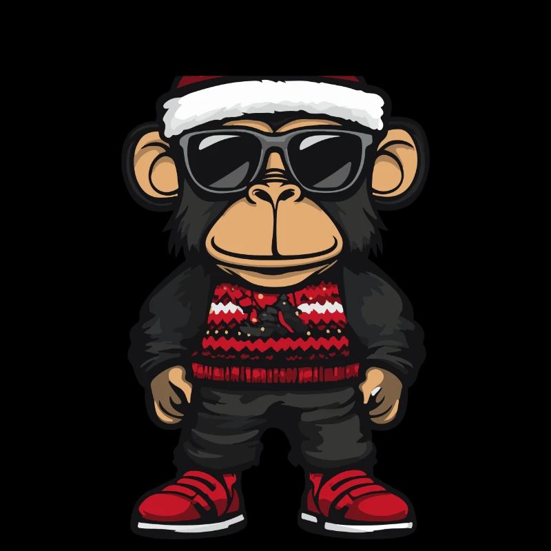 Singe Noël Cool Noël
