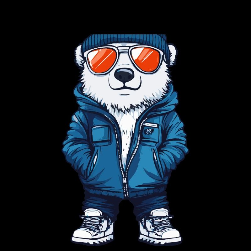 Eisbär Winter Comic