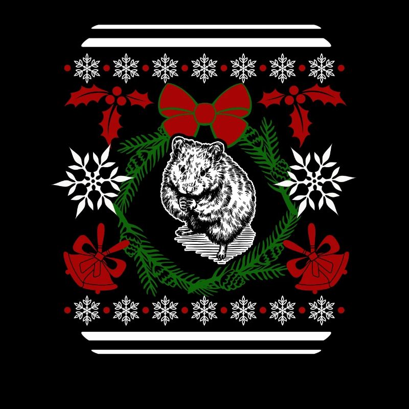Funny Hamster Christmas