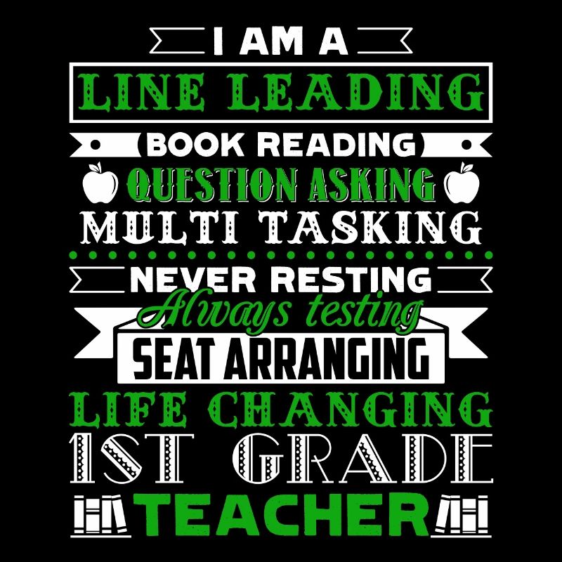 1st Grade Teacher I am Line Leading Book Reading