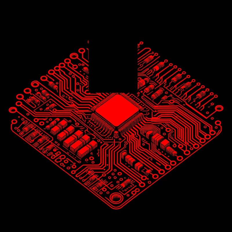 CPU anatomique et PCB - Cool Computer Scientists