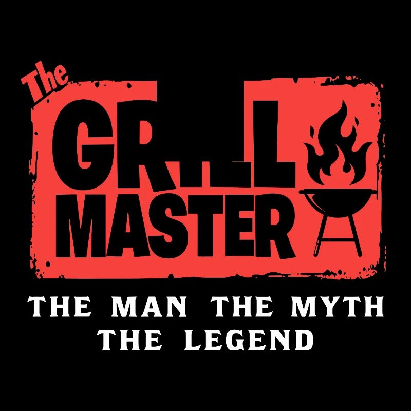 The Grillmaster BBQ Grilling Cult Saying