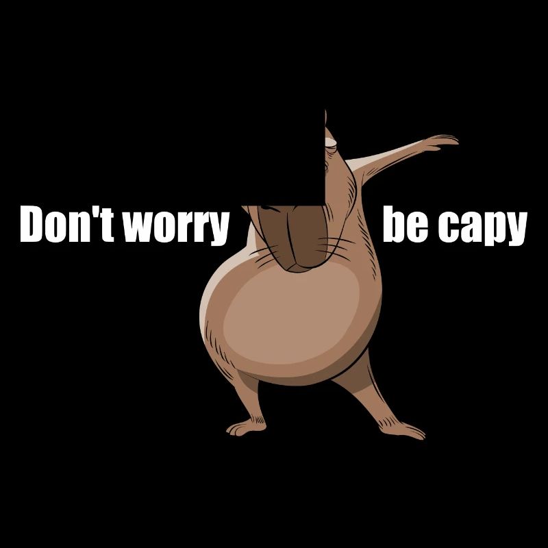 Don't worry be Capy - Capybara dabbing