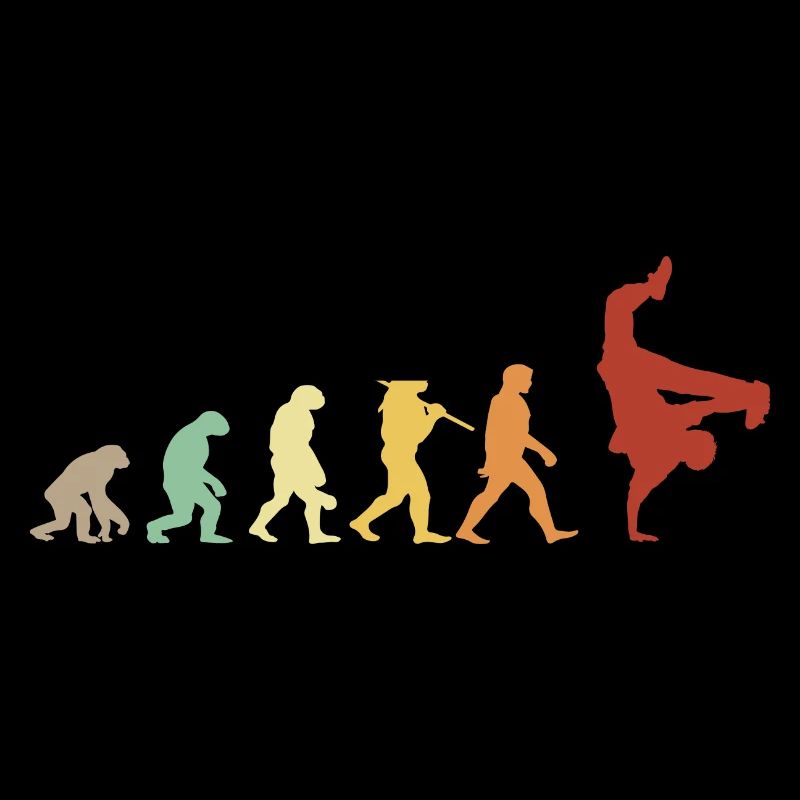 Evolution Hip Hop Breakdance - Hip Hop Geschenkidee