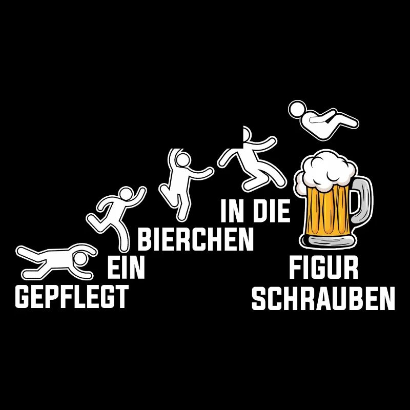 Visser proprement une bière dans la figut